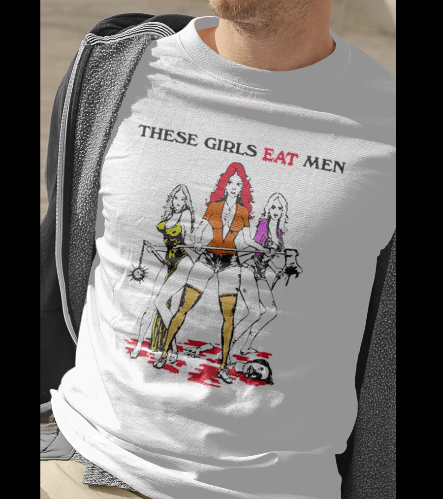 These Girls Eat Men Vampire Femme Fatales T-Shirt