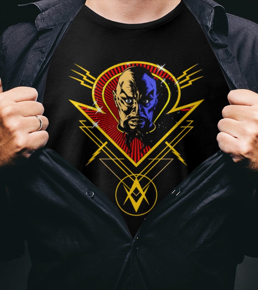 Ming The Merciless Flash Gordon Comics Villain Art Deco T-Shirt
