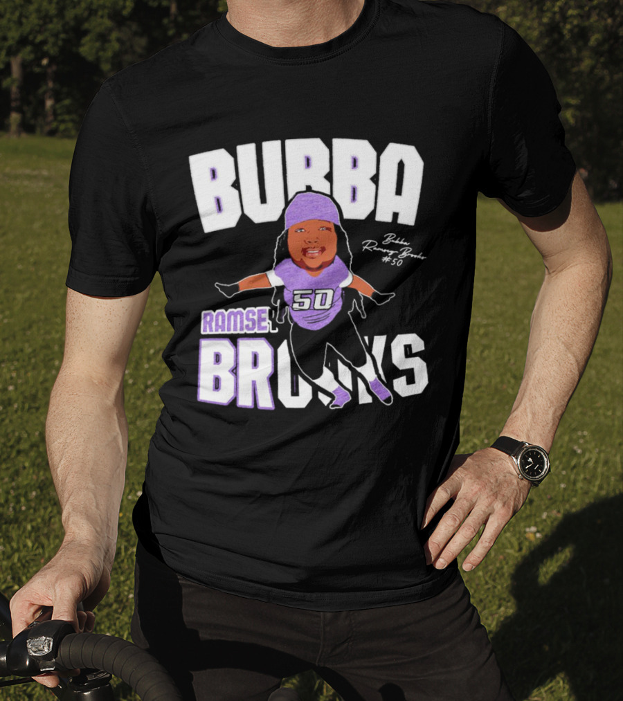 Bubba Ramsey-Brooks #50 TCU Horned Frogs Football Character T-Shirt
