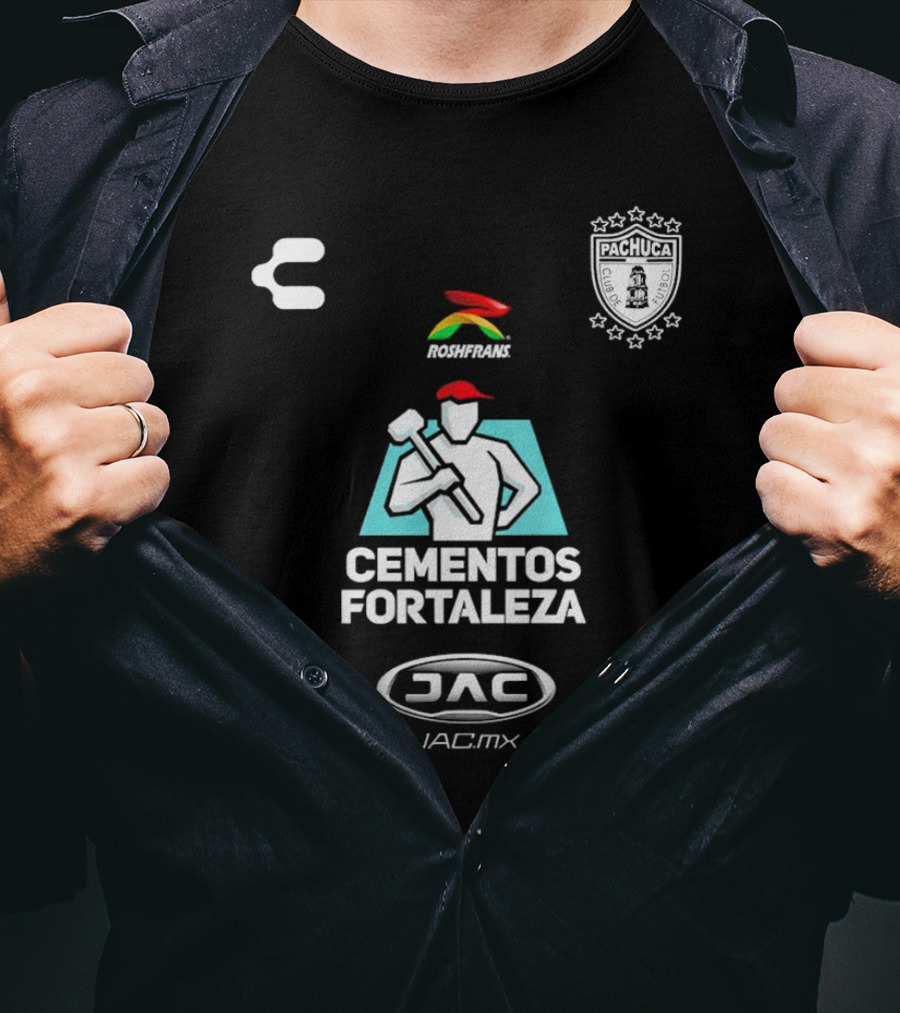 Cementos Fortaleza Roshfrans Pachuca JAC Charly Replica Away T-Shirt