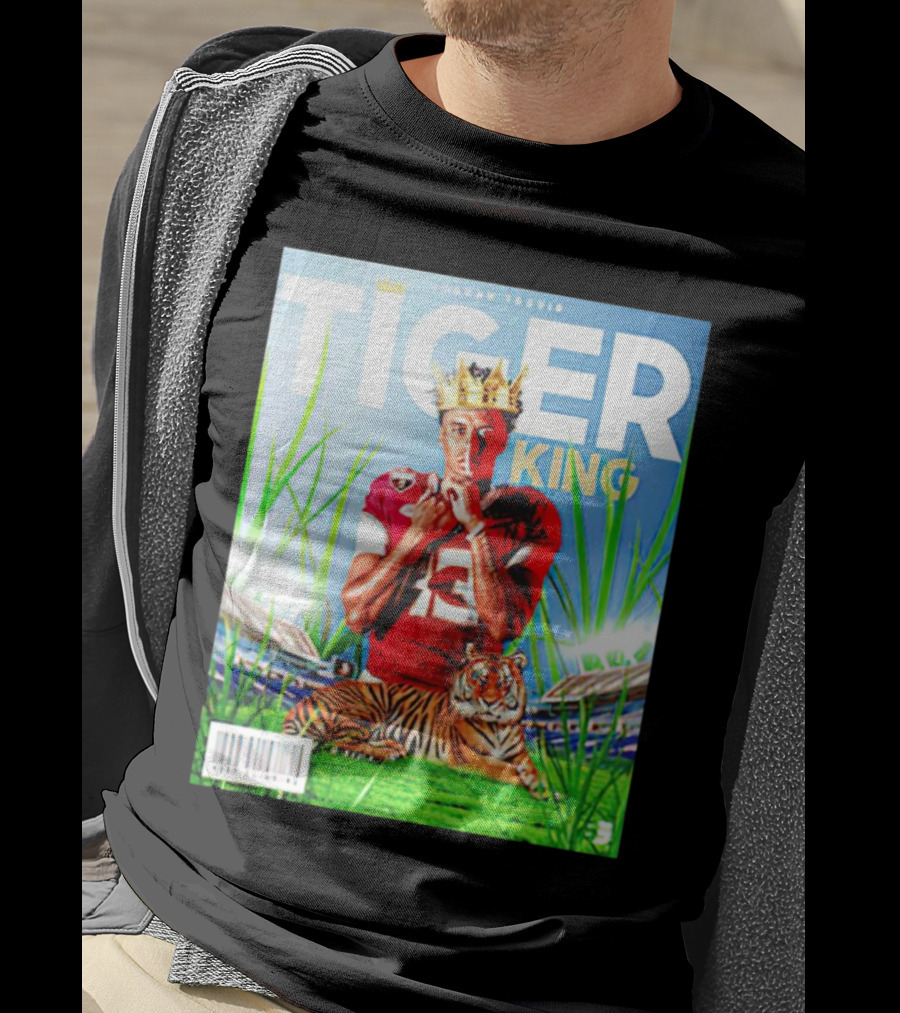 Jordan Travis Tiger King Florida State Seminoles Football Magazine Cover T-Shirt
