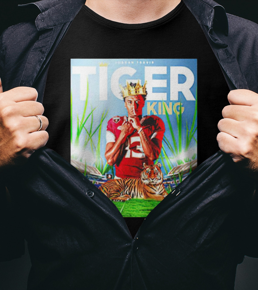 Jordan Travis Tiger King Florida State Seminoles Football Magazine Cover T-Shirt