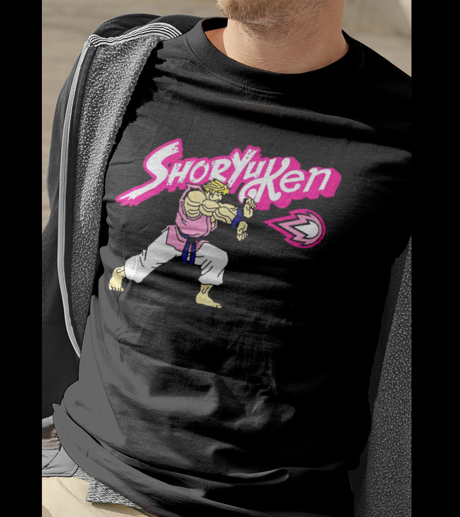 Shoryuken Ken Masters Ken Carson Retro Fighter Action T-Shirt
