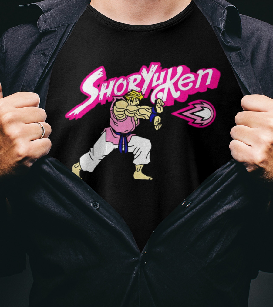 Shoryuken Ken Masters Ken Carson Retro Fighter Action T-Shirt