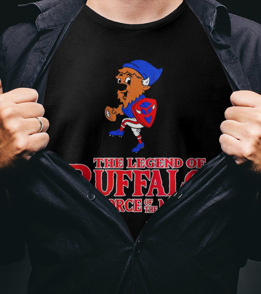 The Legend Of Buffalo Force Of The Mafia Football Fantasy T-Shirt