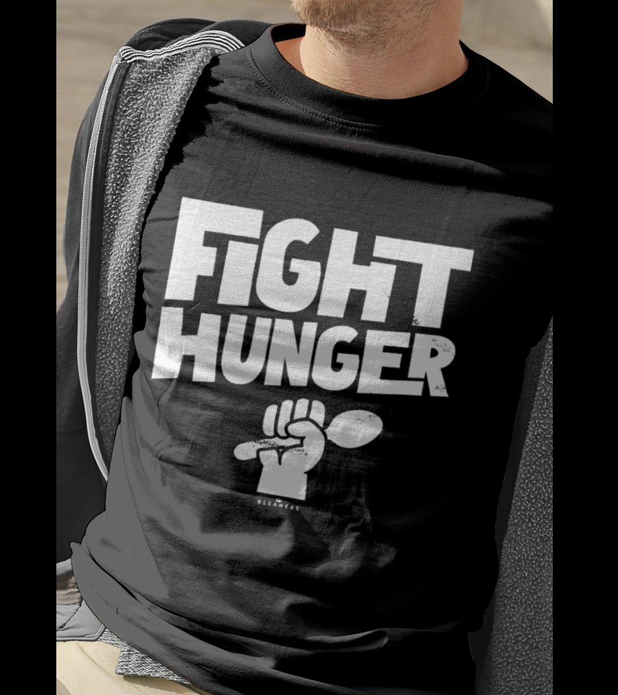 Gleaners Fight Hunger Fist With Spoon T-Shirt
