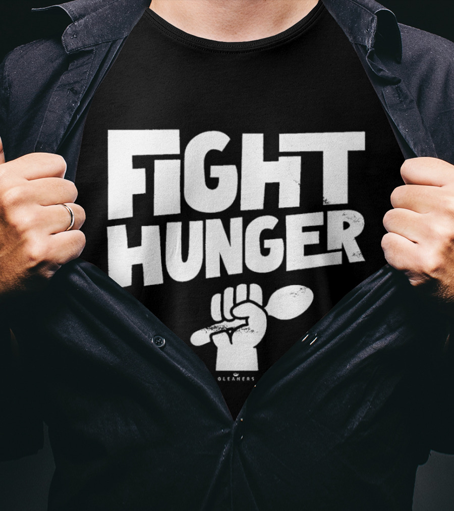 Gleaners Fight Hunger Fist With Spoon T-Shirt