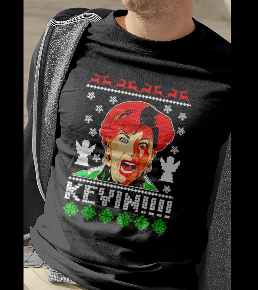 Kate McCallister Kevin Christmas Sweater Style Iconic Scream Holiday T-Shirt
