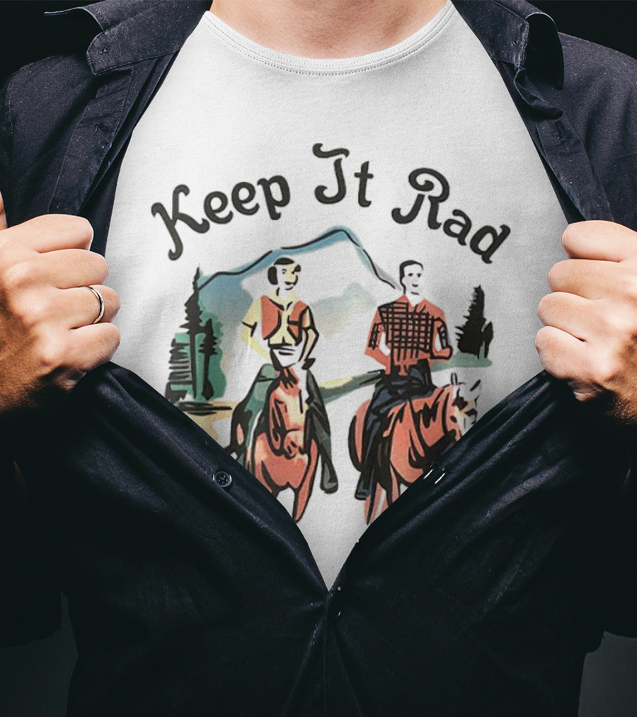 Keep It Rad Cowboy Riders T-Shirt