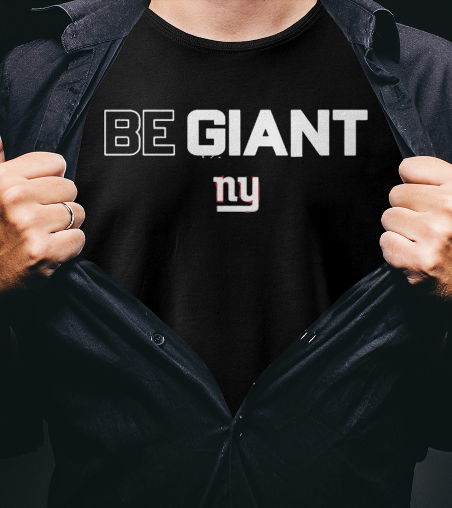 Be Giant Ny New York Giants Art Stapleton T-Shirt