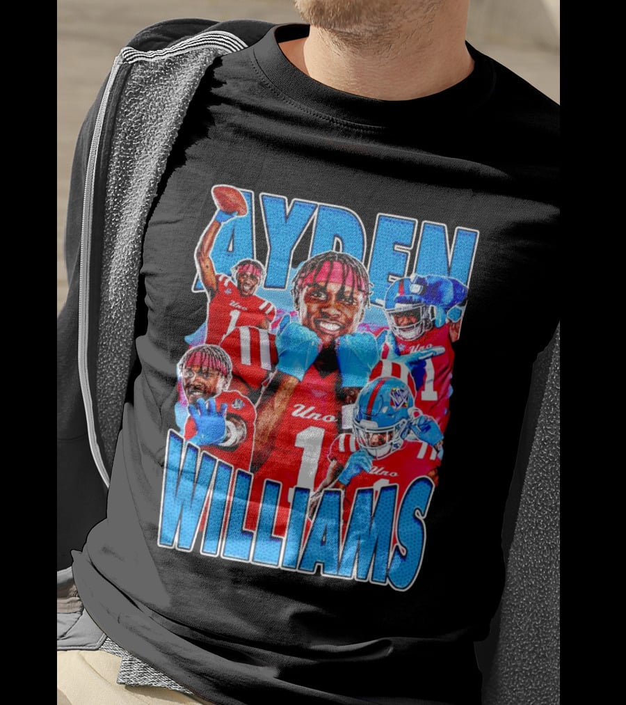 Ayden Williams Uno 1 Ole Miss Rebels Football Vintage T-Shirt