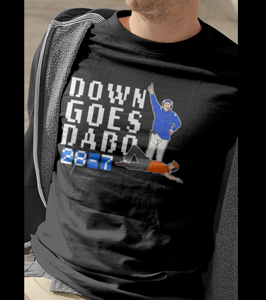 Down Goes Dabo 28-7 Duke Blue Devils Victory T-Shirt