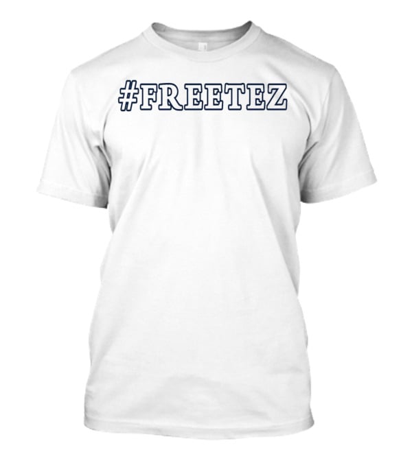 FreeTez North Carolina Tar Heels Football Fan Support T-Shirt