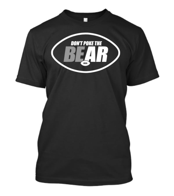 Green Bay Packers Don't Poke The Bear Football Oval T-Shirt