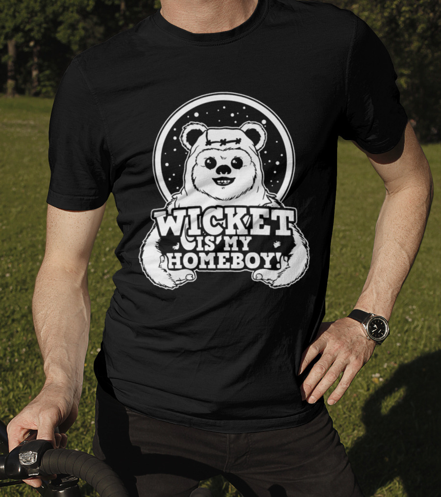 Wicket Is My Homeboy Space Bear T-Shirt