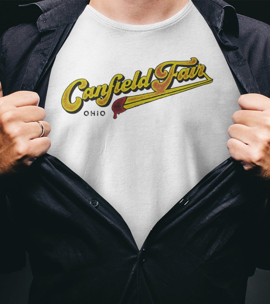 Canfield Fair Ohio Retro Style Match T-Shirt