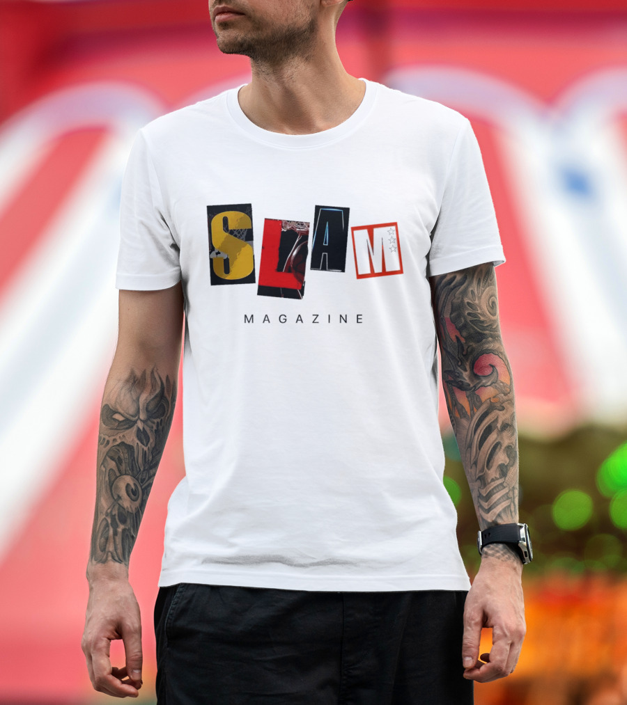 SLAM Mag Cut-Out Basketball Fashion Magazine T-Shirt