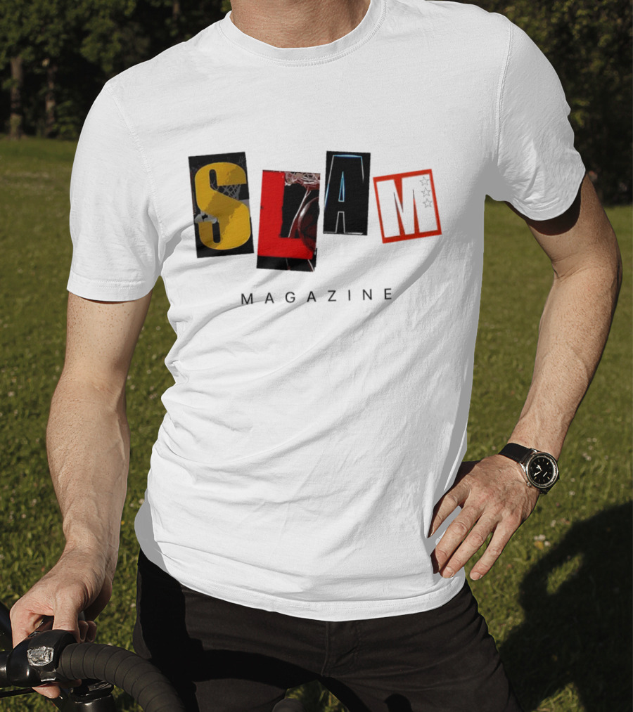 SLAM Mag Cut-Out Basketball Fashion Magazine T-Shirt