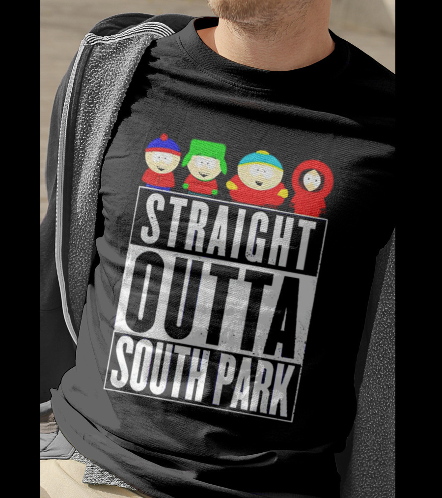 Straight Outta South Park Characters T-Shirt