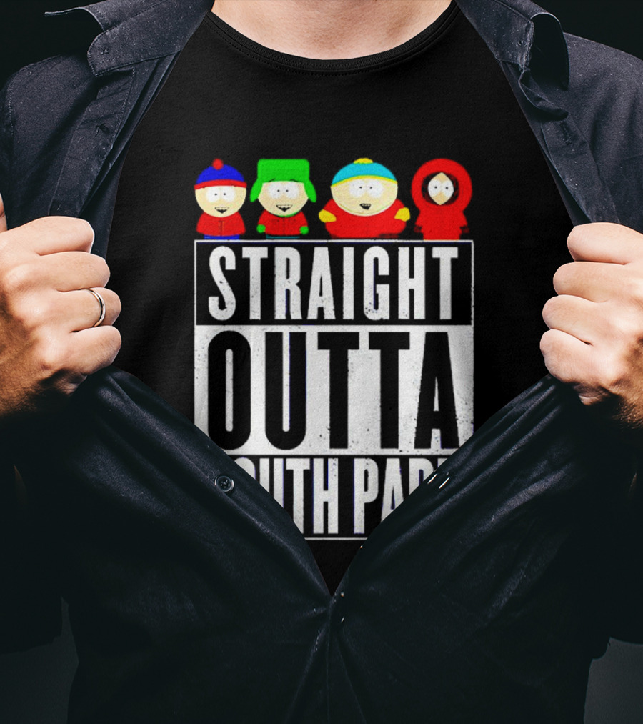 Straight Outta South Park Characters T-Shirt