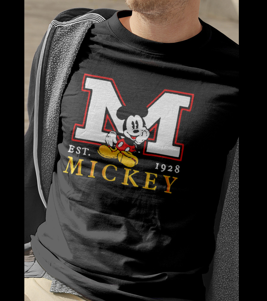 Mickey Mouse Est 1928 M T-Shirt