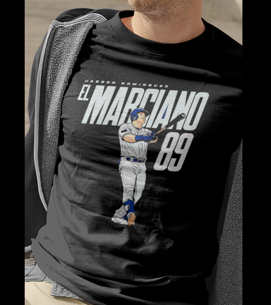 Jasson Domínguez El Marciano 89 New York Yankees Baseball Player T-Shirt