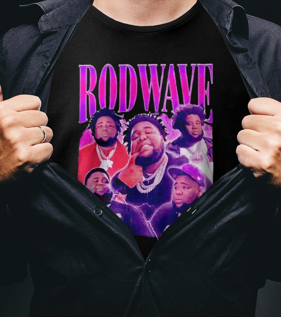 Rod Wave Beautiful Mind Vintage Collage T-Shirt