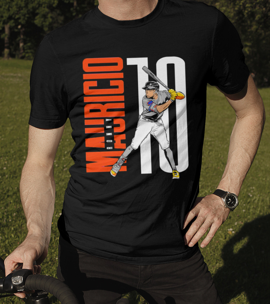 Ronny Mauricio 10 New York Mets Baseball Player T-Shirt