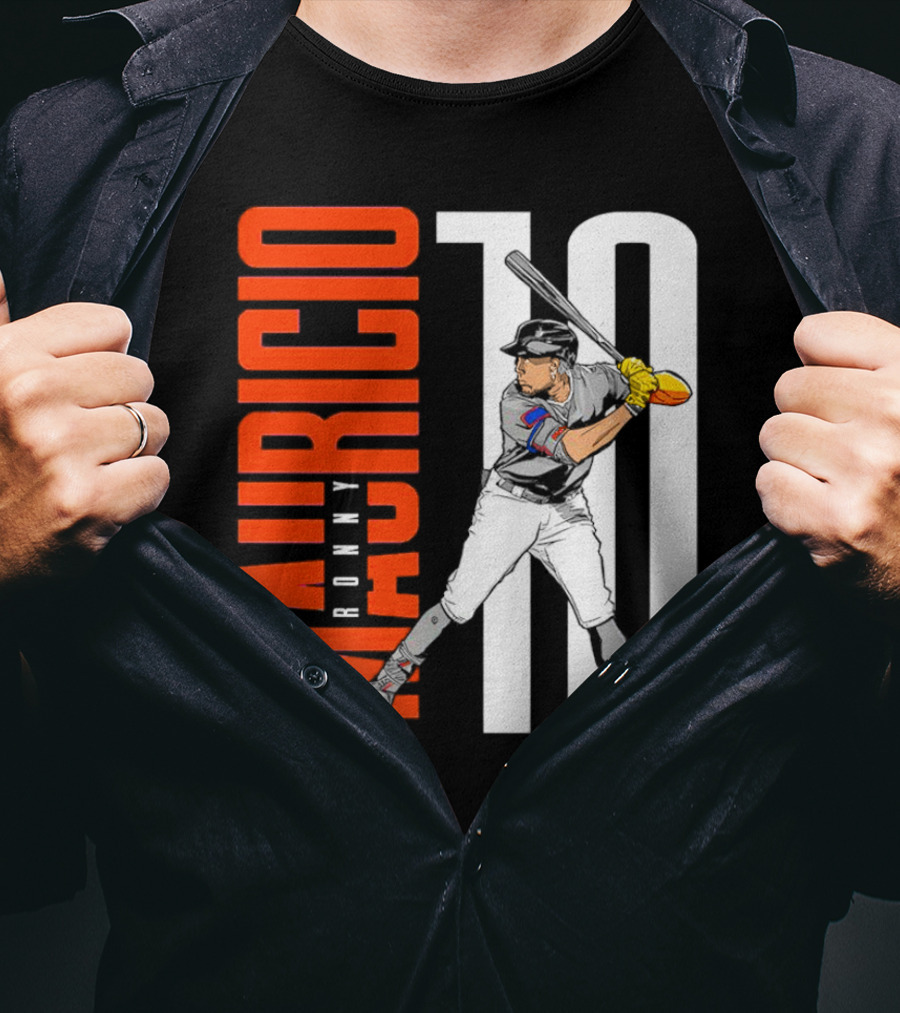 Ronny Mauricio 10 New York Mets Baseball Player T-Shirt