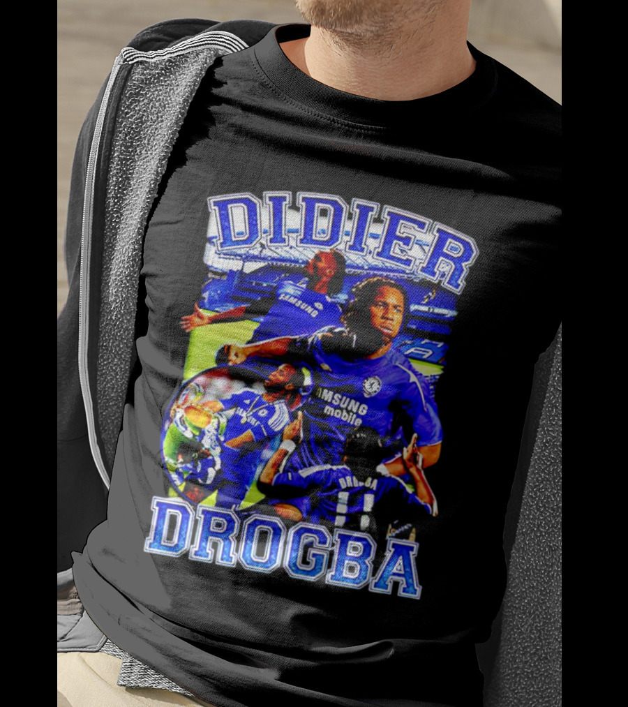 Didier Drogba Chelsea Samsung Mobile Victory T-Shirt