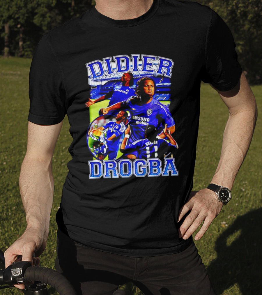 Didier Drogba Chelsea Samsung Mobile Victory T-Shirt