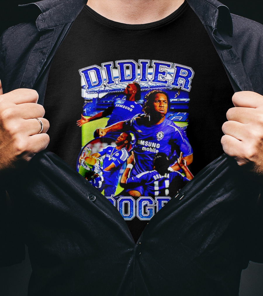 Didier Drogba Chelsea Samsung Mobile Victory T-Shirt