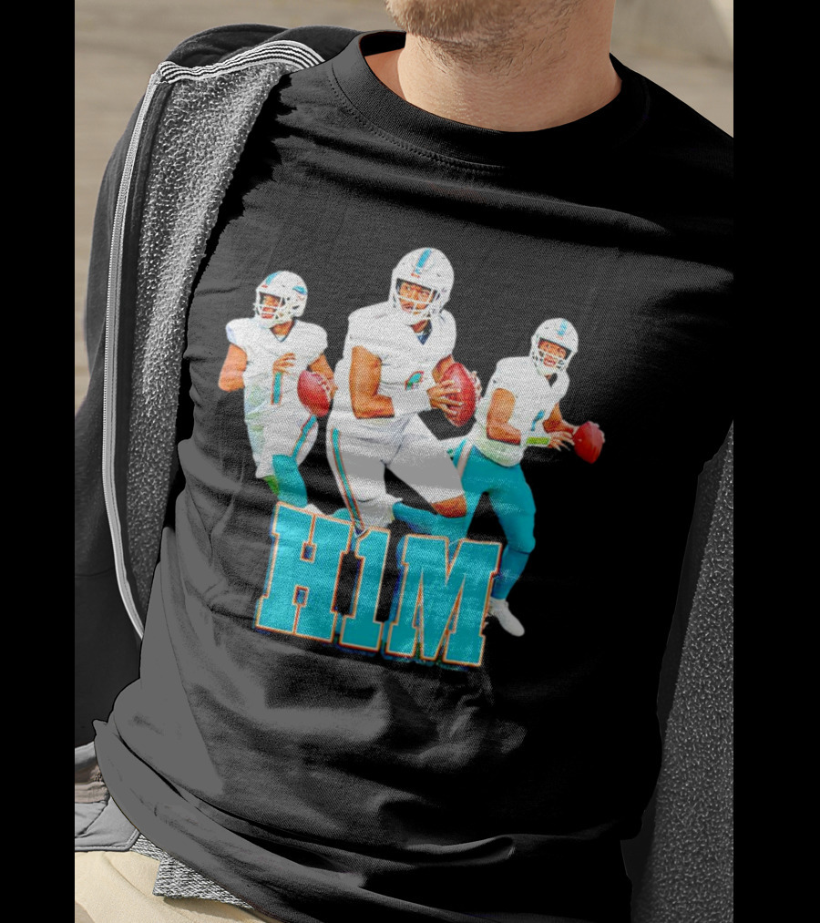 Tua Tagovailoa 1 H1M Vibzmiami Football T-Shirt
