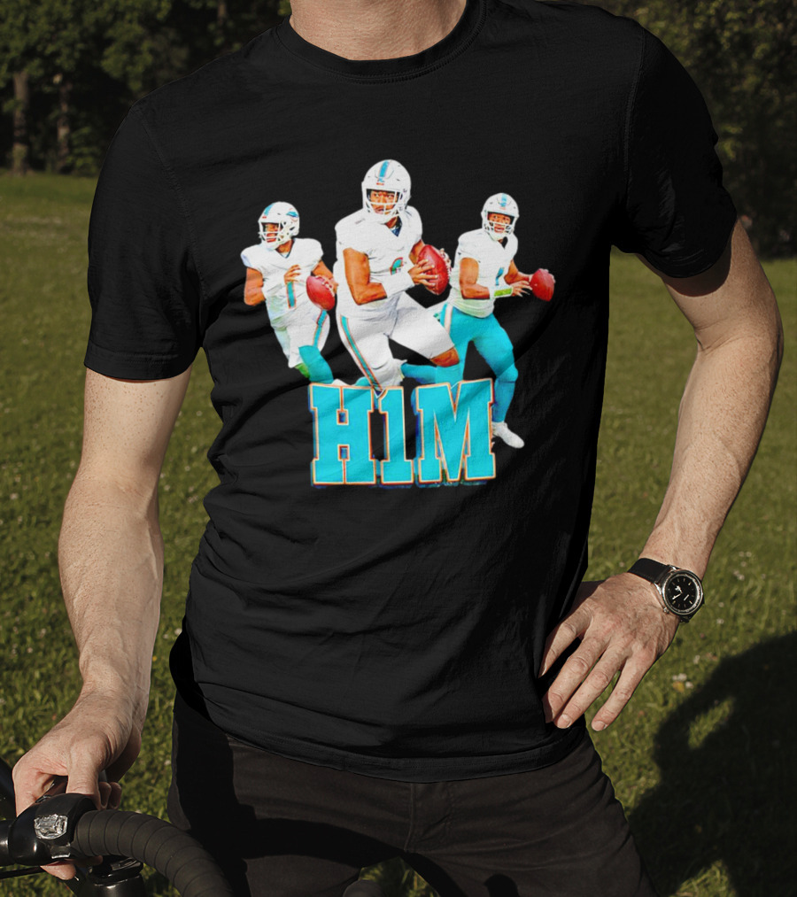 Tua Tagovailoa 1 H1M Vibzmiami Football T-Shirt