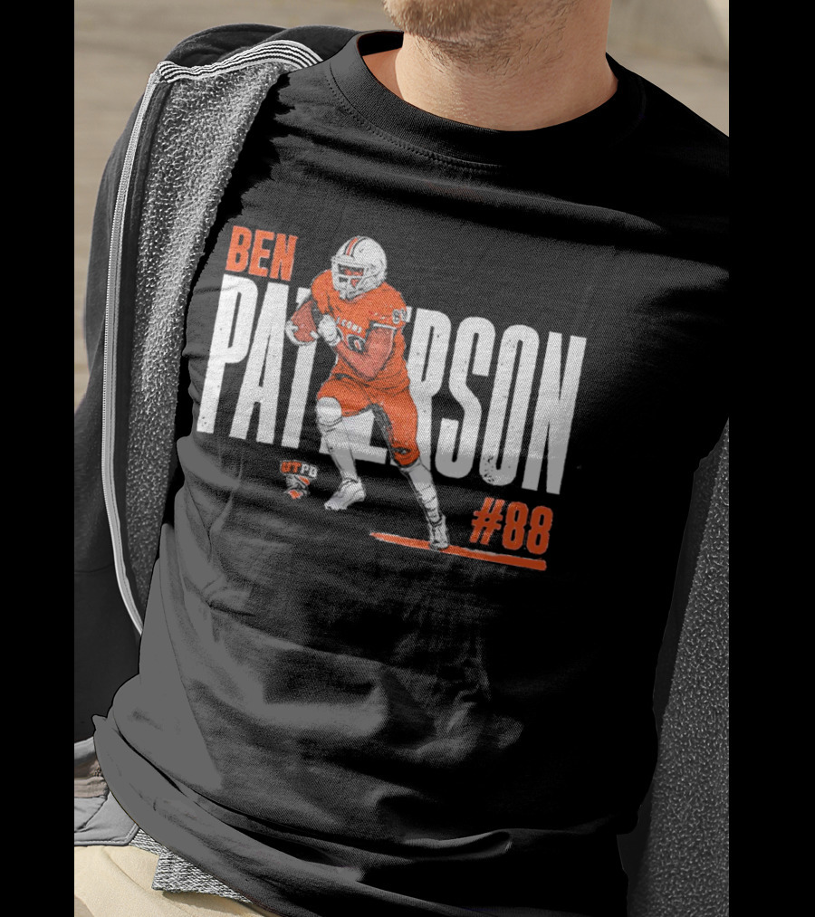 Ben Patterson UTPB Falcons #88 NCAA Football T-Shirt