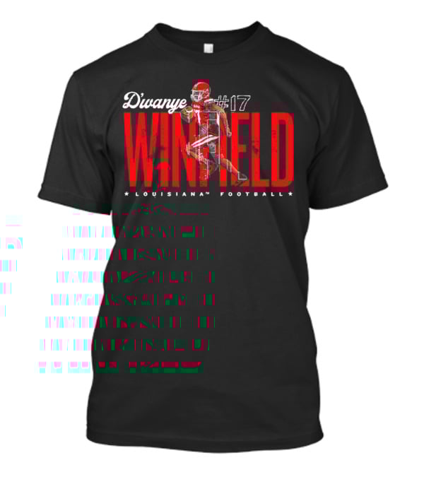 D’wanye Winfield #17 Louisiana Football T-Shirt