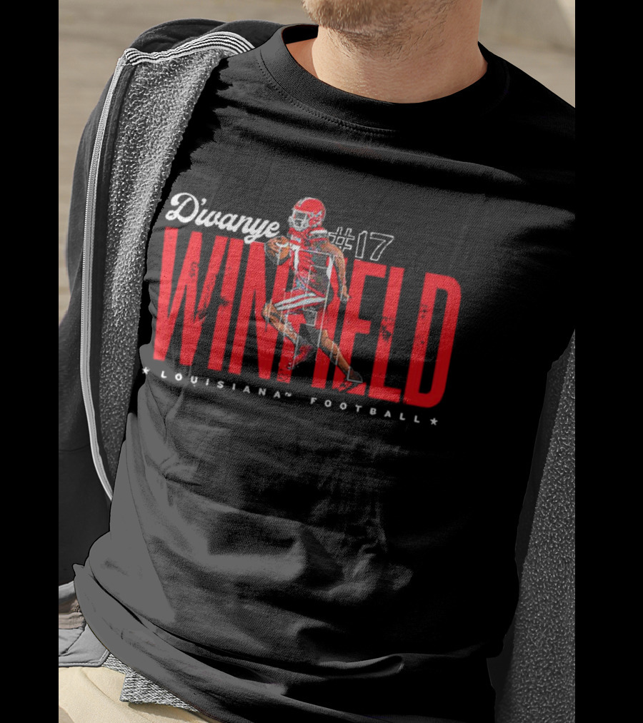 D’wanye Winfield #17 Louisiana Football T-Shirt
