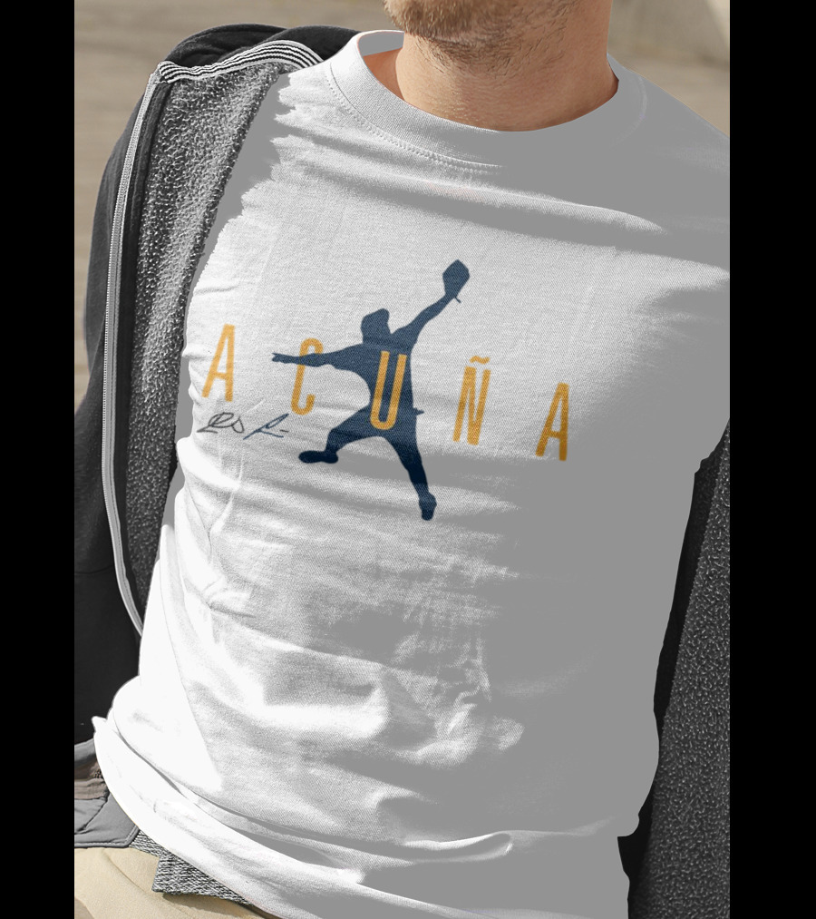 Ronald Acuna Jr Atlanta Braves Air Acuna II Acuna Signature T-Shirt