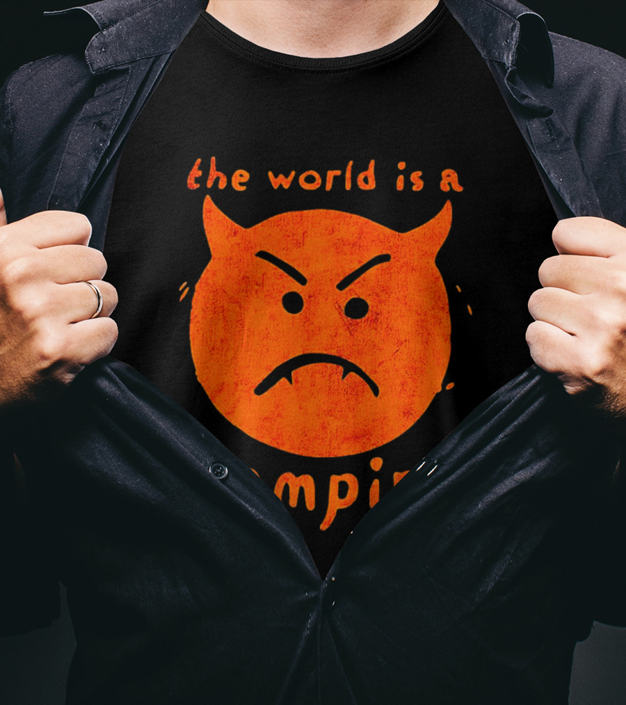 The World Is A Vampire Halloween Smashing Pumpkins T-Shirt