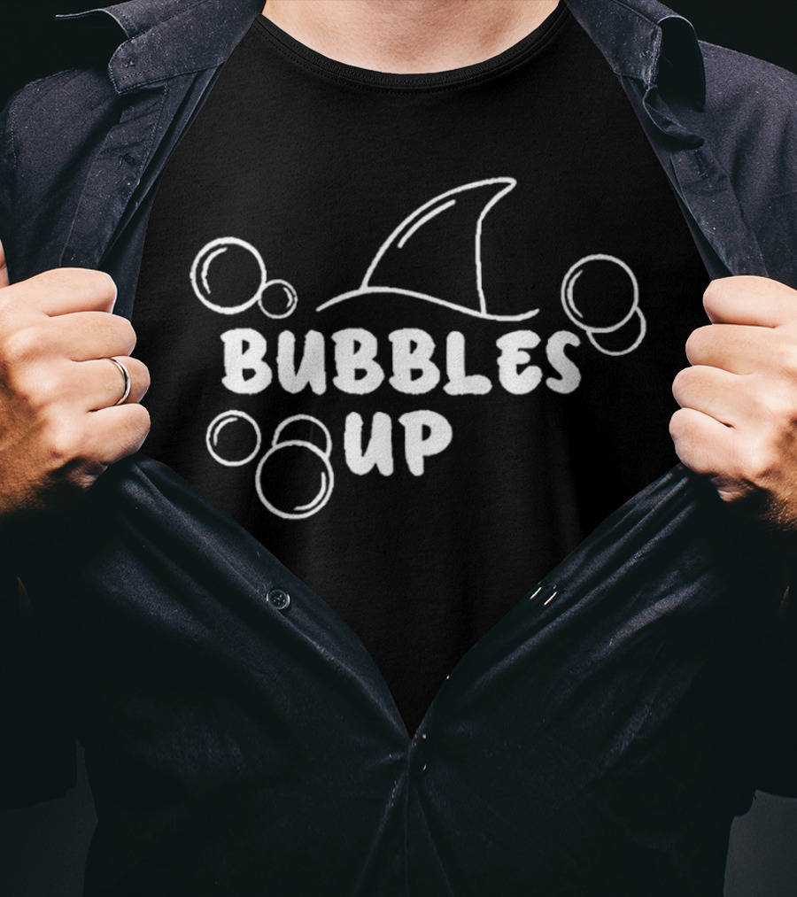 Bubbles Up Shark Fin Jimmy Buffett T-Shirt