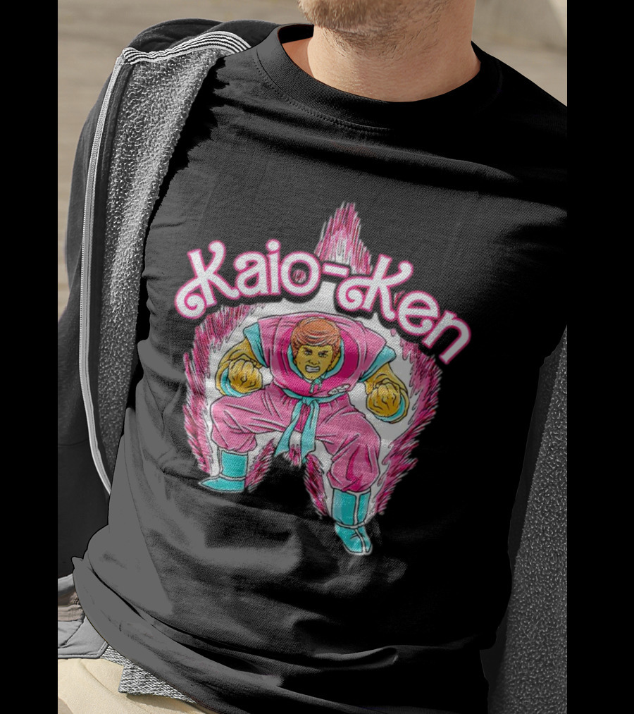 Kaio Ken Power-Up Aura Fighter Stance T-Shirt