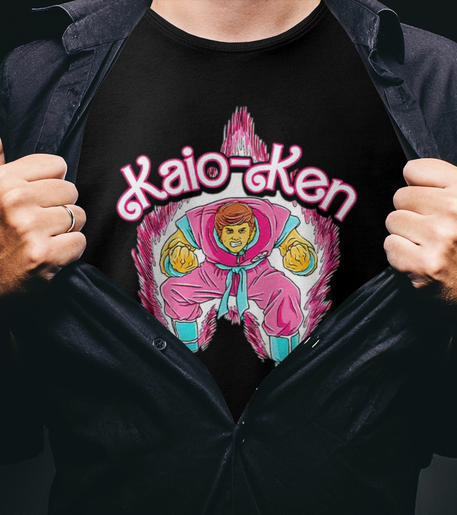 Kaio Ken Power-Up Aura Fighter Stance T-Shirt