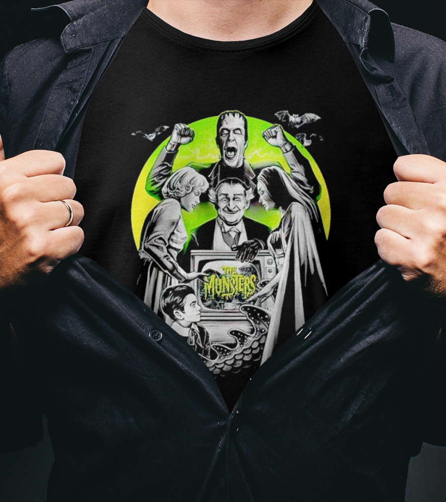 The Munsters Classic Vintage Horror Family T-Shirt