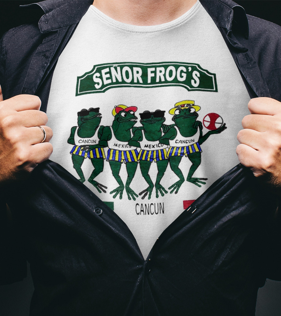 Senor Frog's Mexico Cancun Vintage 90's T-Shirt