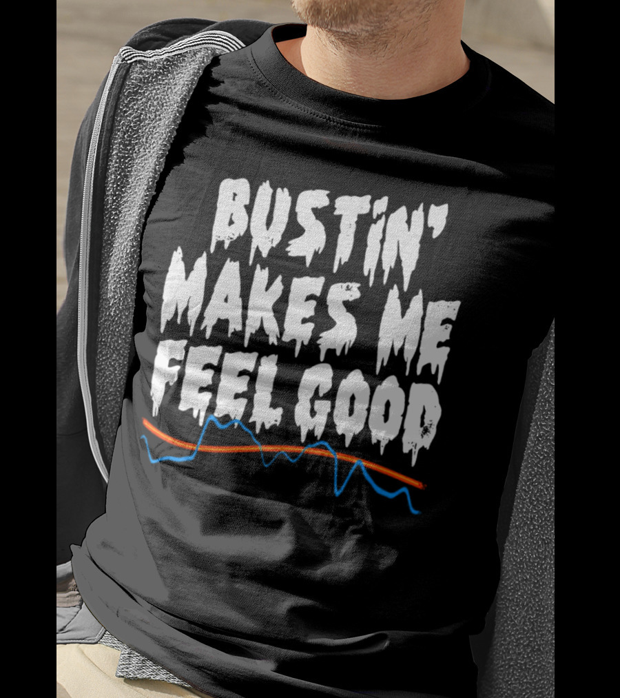 Bustin' Makes Me Feel Good Ghostbusters Electro Wave T-Shirt