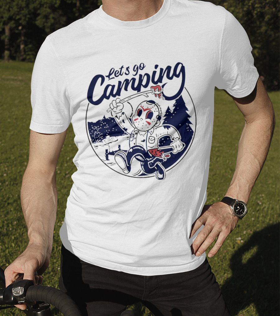 Let's Go Camping With Jason Voorhees Halloween T-Shirt