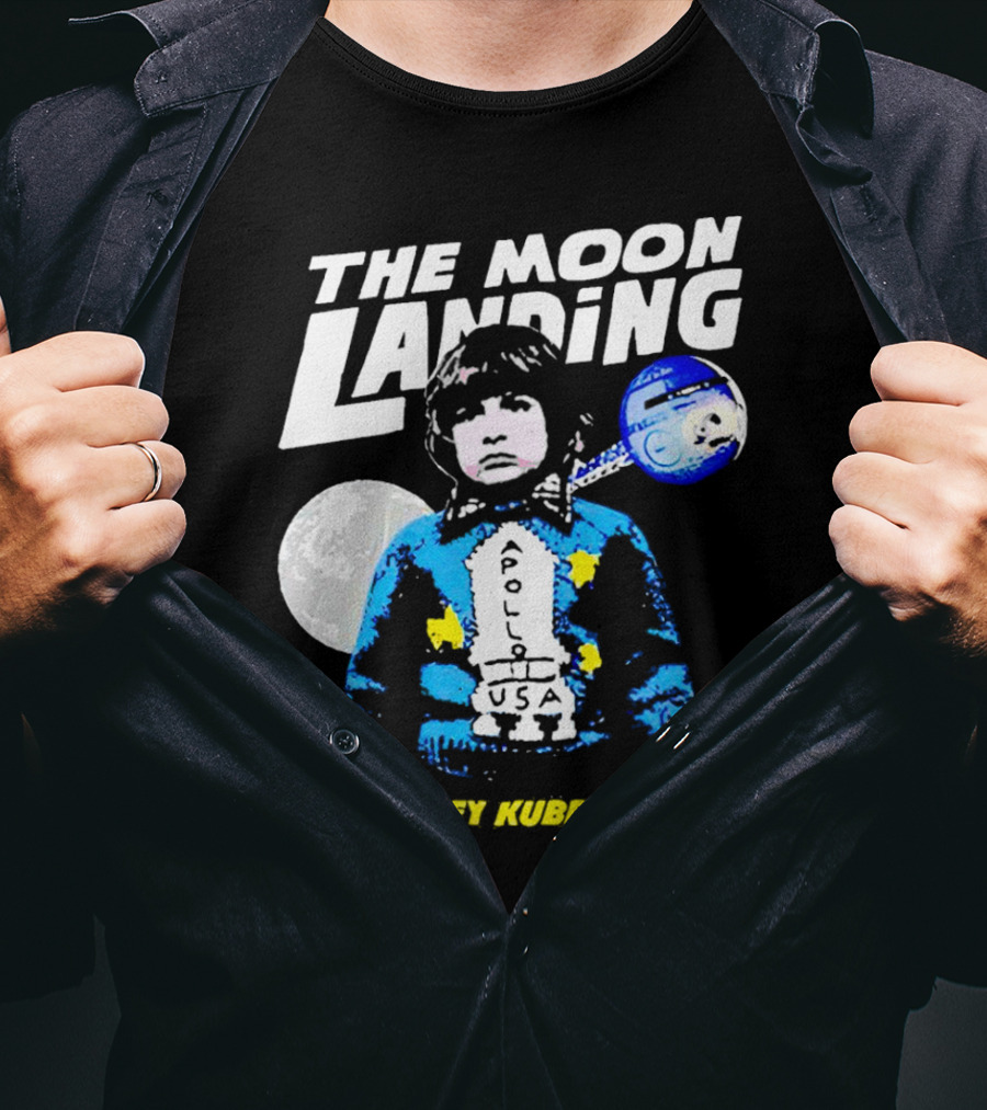 The Moon Landing Apollo USA A Stanley Kubrick Film T-Shirt