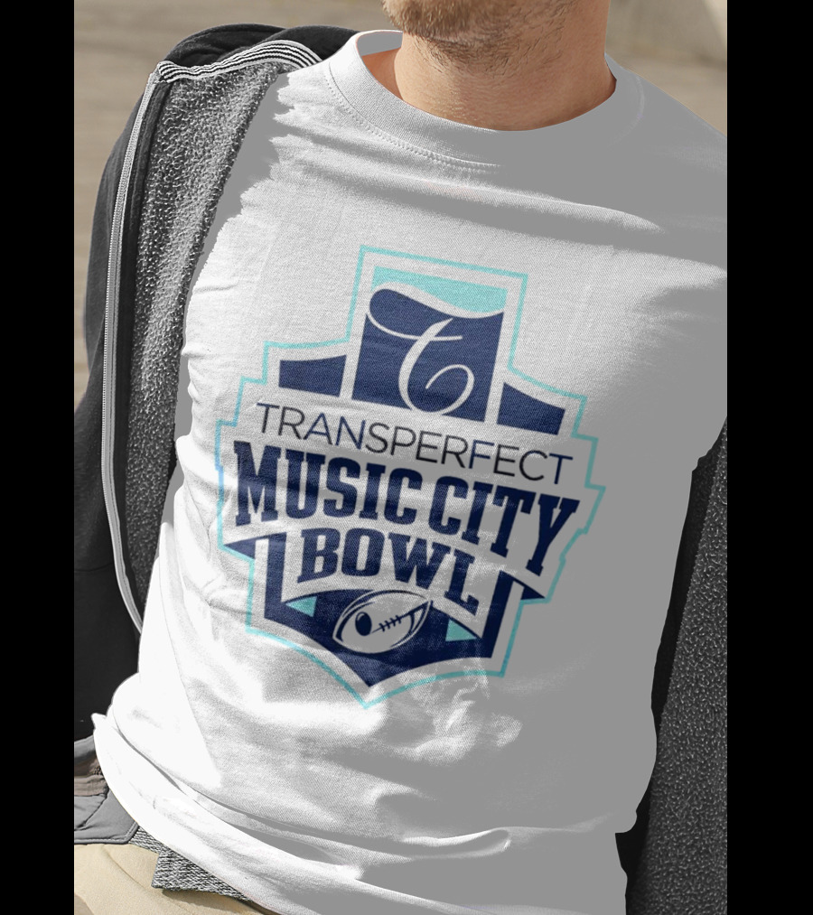 Transperfect Music City Bowl Football Emblem T-Shirt
