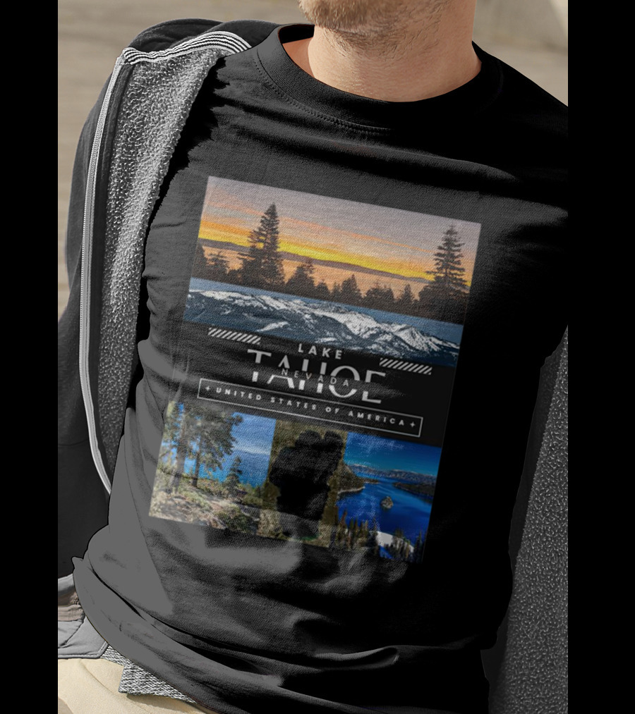 Lake Tahoe Nevada Scenic Views United States Of America T-Shirt