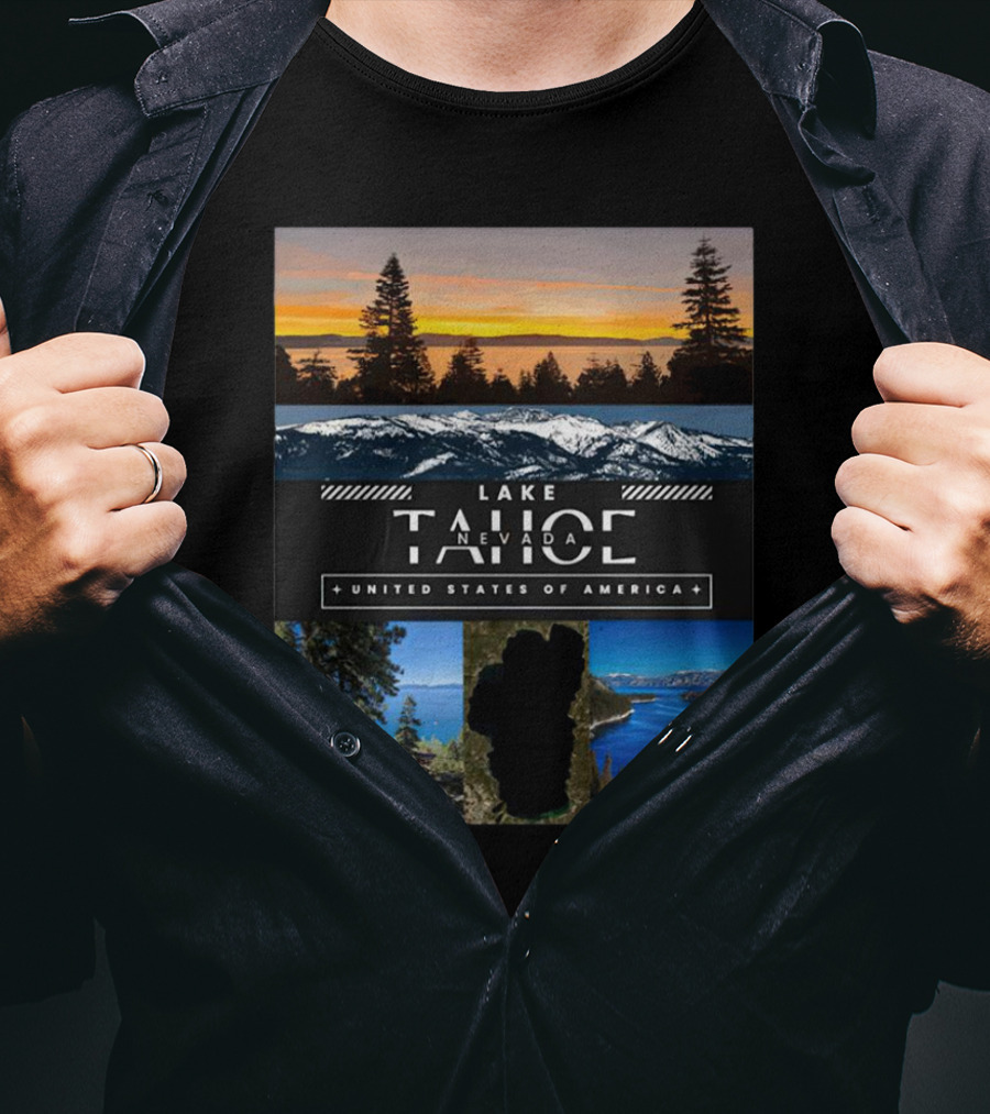 Lake Tahoe Nevada Scenic Views United States Of America T-Shirt